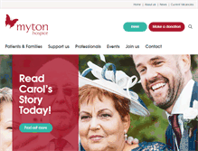 Tablet Screenshot of mytonhospice.org